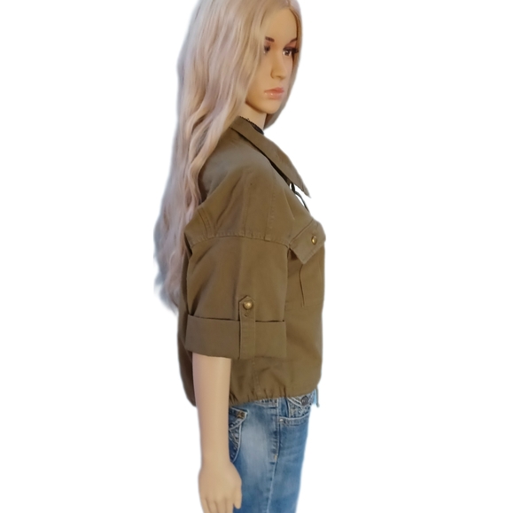 NEW!Ralph 12 Lauren military crop jacket - Picture 7 of 15